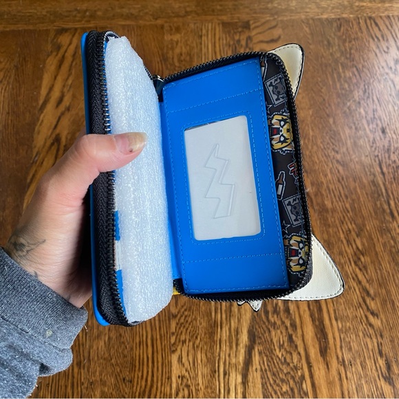Sanrio Loungefly Aggretsuko Cosplay Zip Around Wallet - Picture 3 of 7